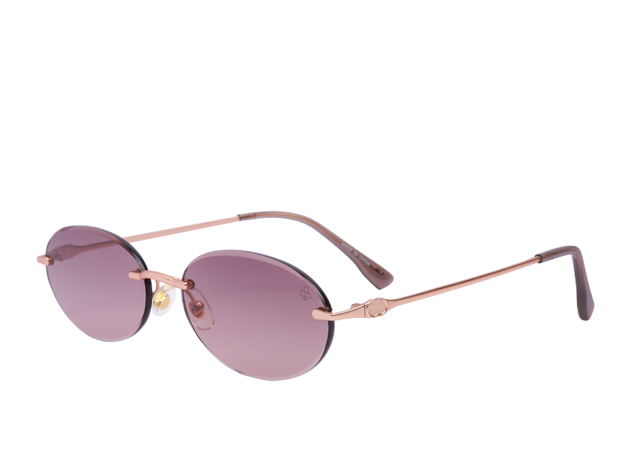 Rosa Valentine Square Sunglasses - 7255 Gold