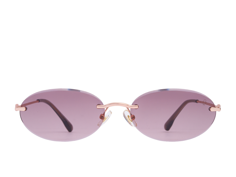 Rosa Valentine Square Sunglasses - 7255 Gold