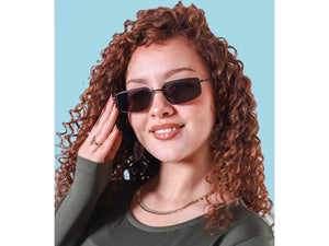 Rosa Valentine Square Sunglasses - 7247 Black 1