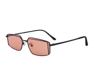 Rosa Valentine Square Sunglasses - 7247 Black