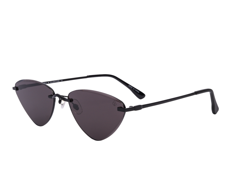 Rosa Valentine Triangle Sunglasses - 7253 Black