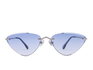 Rosa Valentine Triangle Sunglasses - 7253 Silver