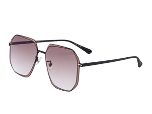 Rosa Valentine Square Sunglasses - 7233 Black