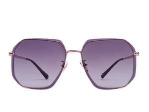 Rosa Valentine Square Sunglasses - 7233 Rose Gold