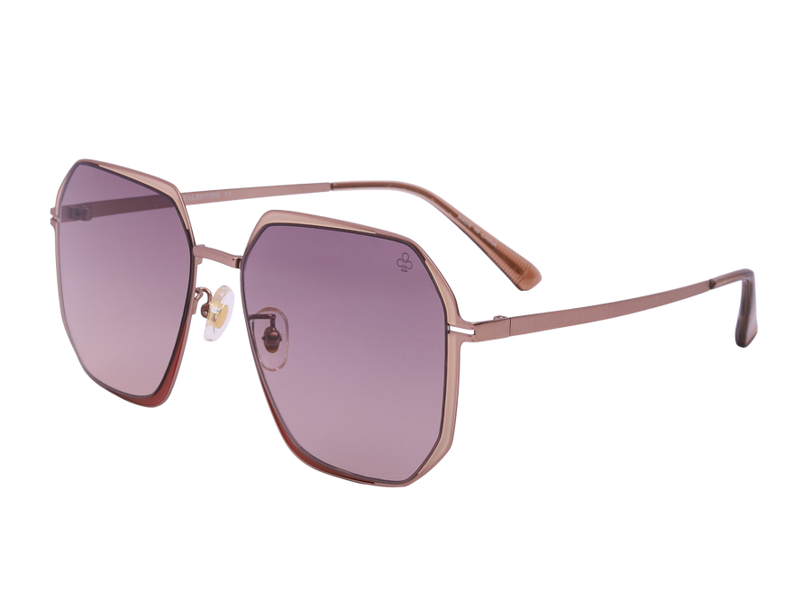 Rosa Valentine Square Sunglasses - 7233 Gold