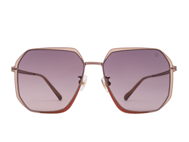 Rosa Valentine Square Sunglasses - 7233 Gold