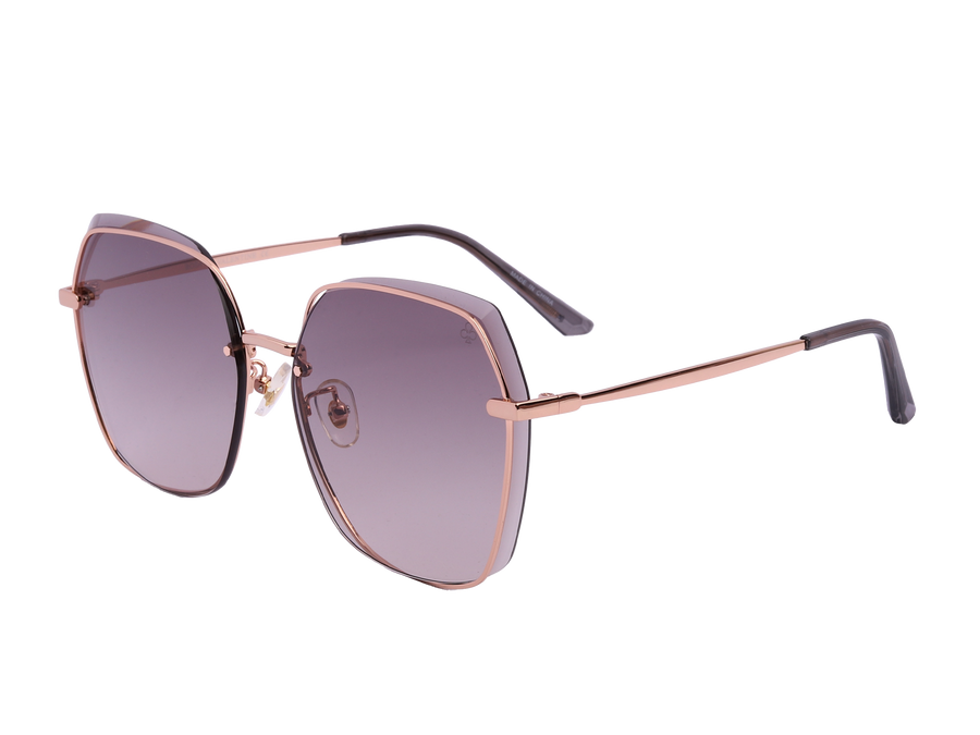 Rosa Valentine Square Sunglasses - 7166 Gold 1