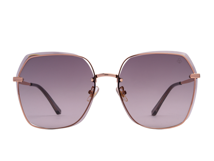 Rosa Valentine Square Sunglasses - 7166 Gold 1