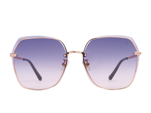 Rosa Valentine Square Sunglasses - 7166 Gold