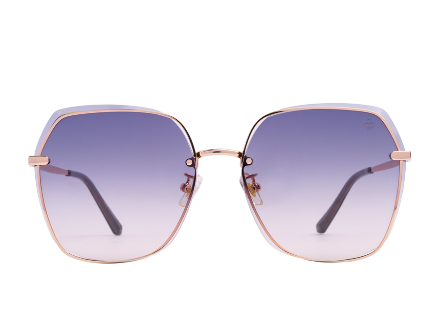 Rosa Valentine Square Sunglasses - 7166 Gold