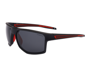 Sportster Square Sunglasses - KA01-02 Black Red