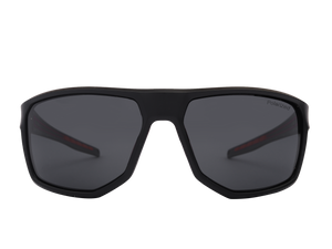 Sportster Square Sunglasses - KA01-02 Black Red