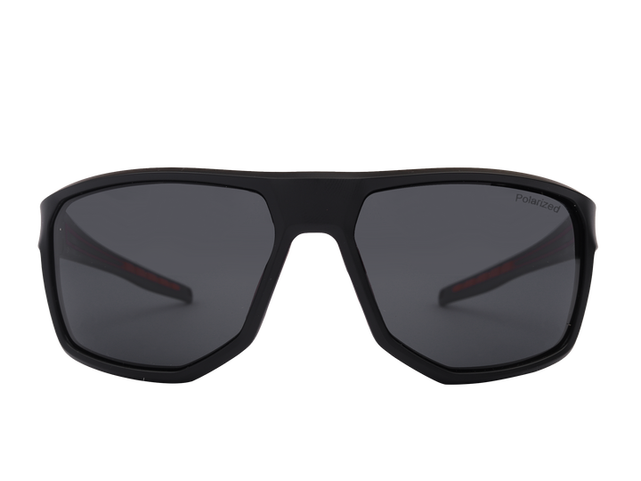 Sportster Square Sunglasses - KA01-02 Black Red