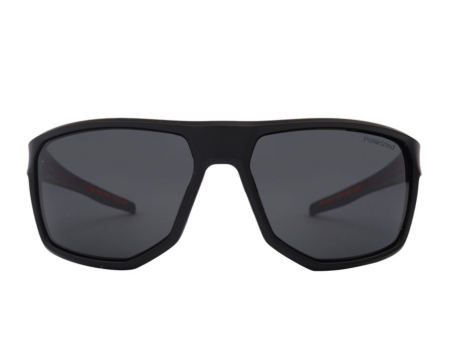 Sportster Square Sunglasses - KA01-02 Black Red