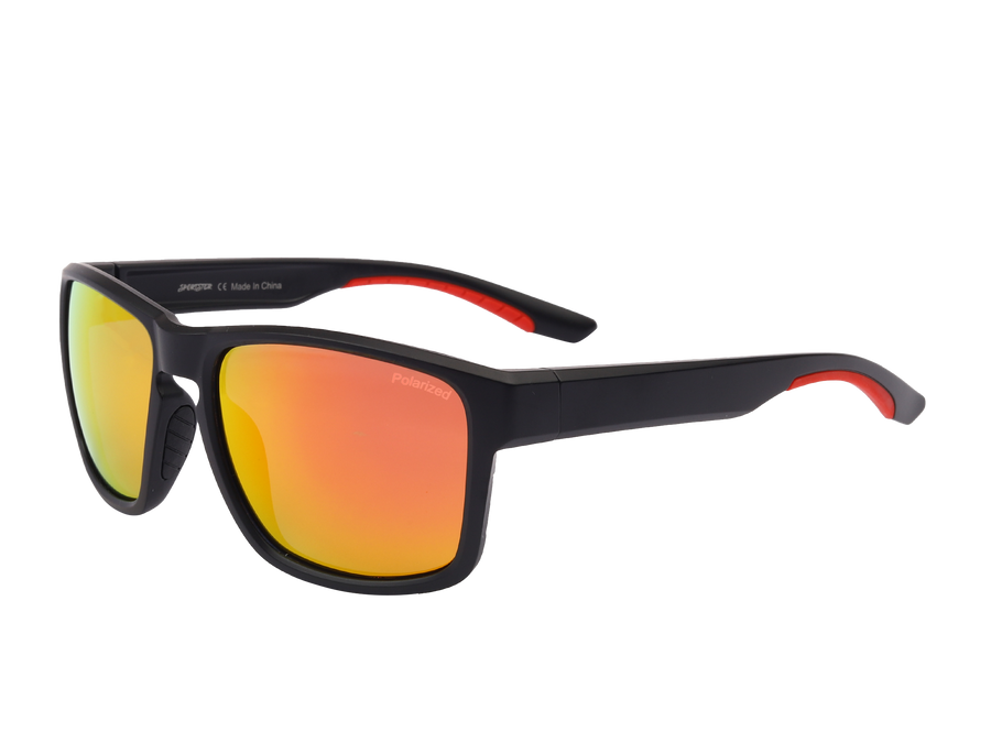 Sportster Square Sunglasses - KB03-07 Black