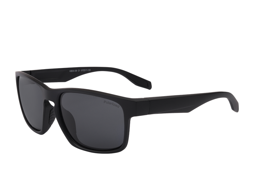 Sportster Square Sunglasses - KB04-08 Matte Black