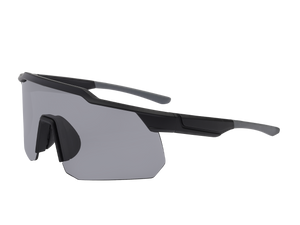 Sportster Square Sunglasses - KC04-11 Black Grey