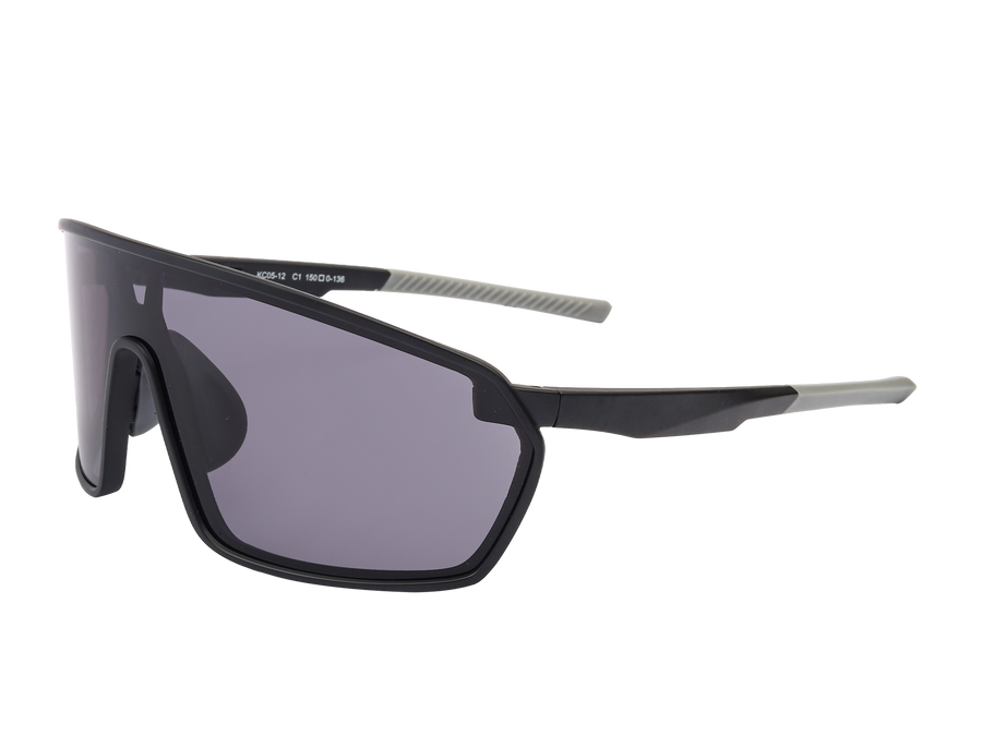 Sportster Square Sunglasses - KC05-12 Black Grey