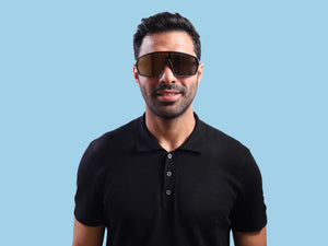 Sportster Square Sunglasses - KC05-12 Black