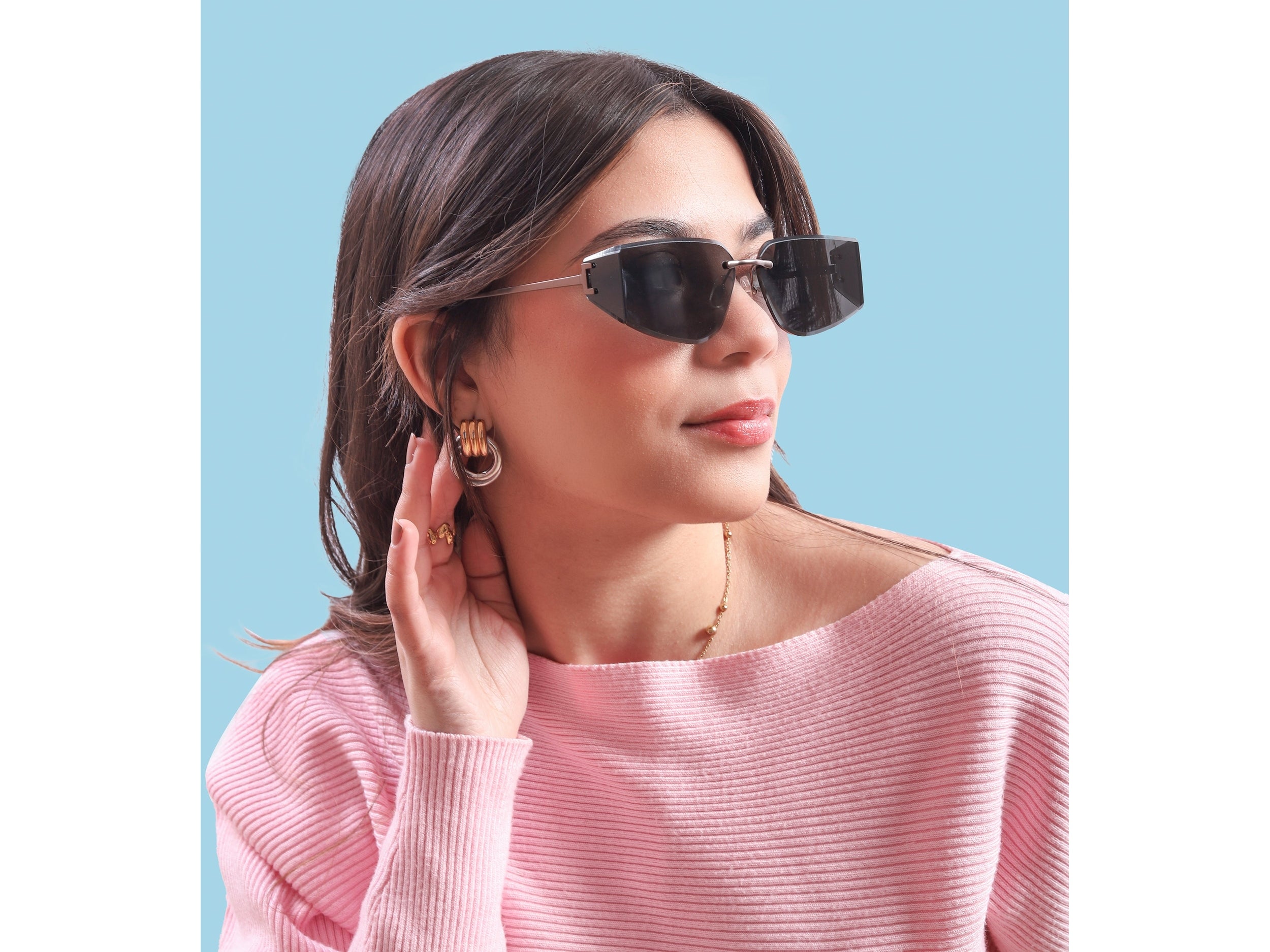 Rosa Valentine Square Sunglasses