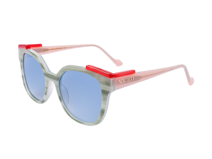 Society Round Sunglasses - Creative