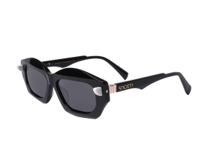 Society Square Sunglasses - THE ARTIST Black