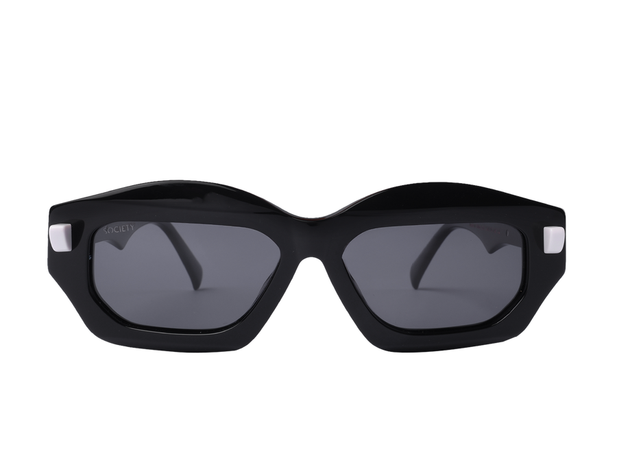 Society Square Sunglasses - THE ARTIST Black