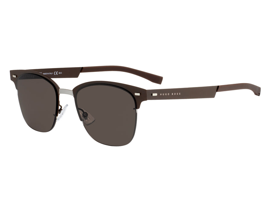 BOSS  Round sunglasses - BOSS 0934/N/S MATTE BROWN