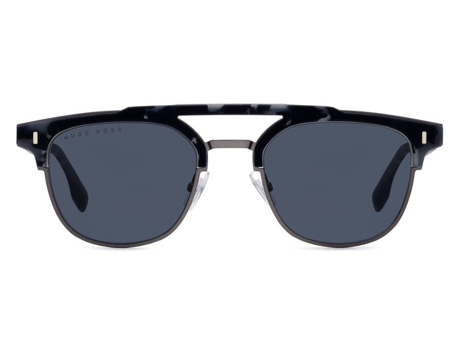 BOSS  Square sunglasses - BOSS 0968/S MATTE GREY HAVANA