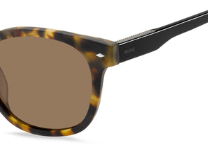 FOSSIL  Round sunglasses - FOS 2077/S Matte Havana Black