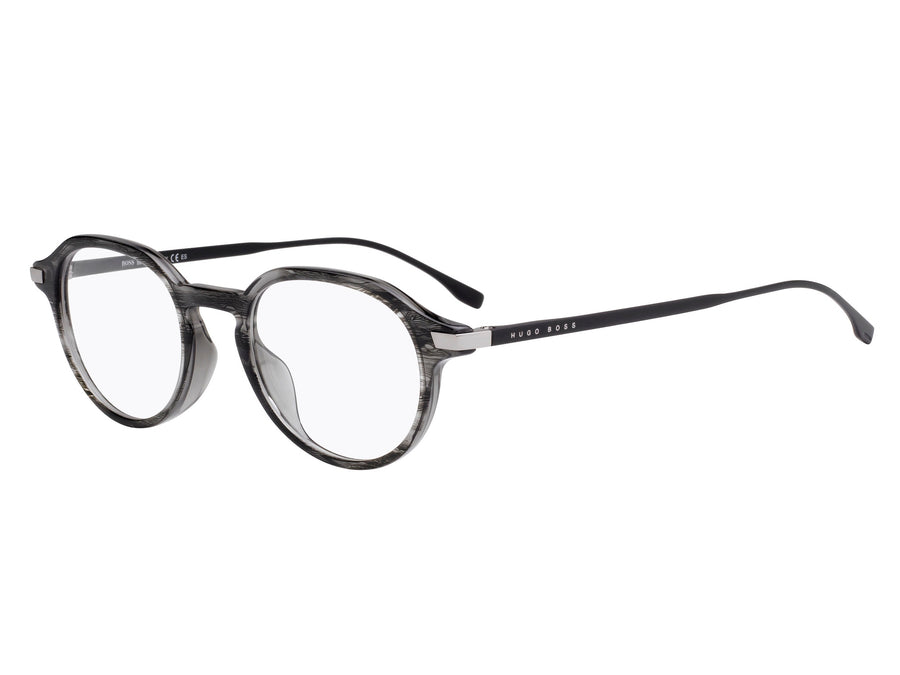 BOSS  Round Frame - BOSS 0988 STRIPED GREY