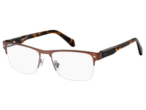 Fossil  Round Frame - FOS 7020 Matte Brown