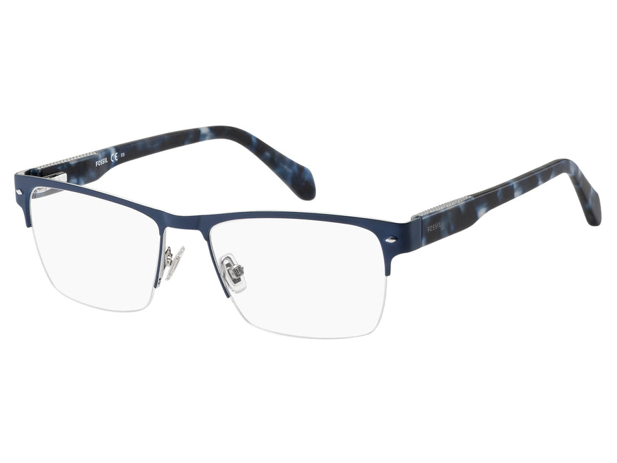 Fossil  Round Frame - FOS 7020 Matt Blue