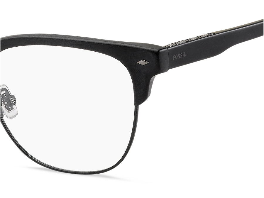 Fossil  Round Frame - FOS 7019 Matte Black