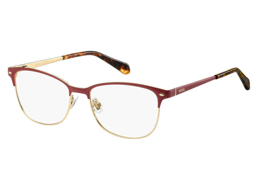 Fossil  Round Frame - FOS 7034 Matte Red Gold