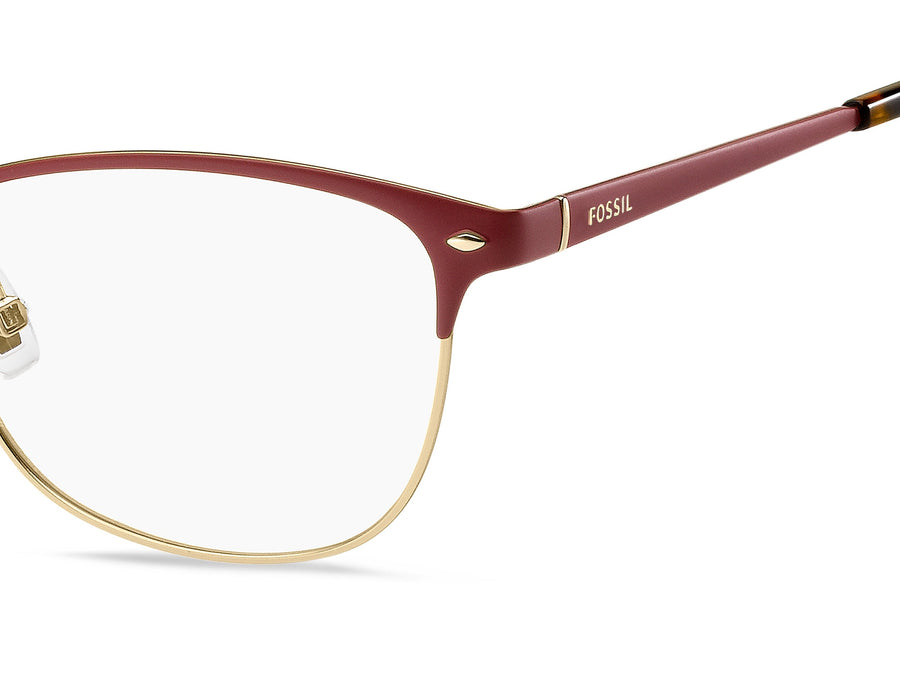 Fossil  Round Frame - FOS 7034 Matte Red Gold