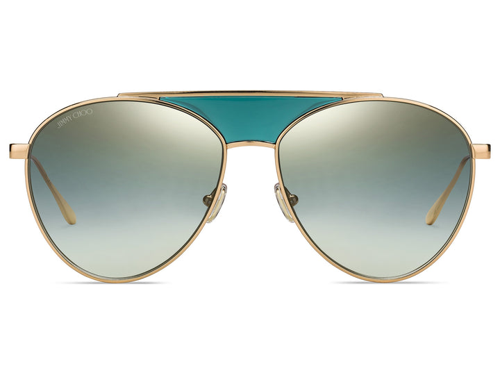 Jimmy Choo  Aviator sunglasses - AVE/S Gold Green