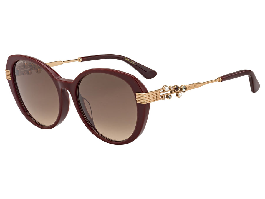 Jimmy Choo  Cat-Eye sunglasses - ORLY/F/S Burgundy