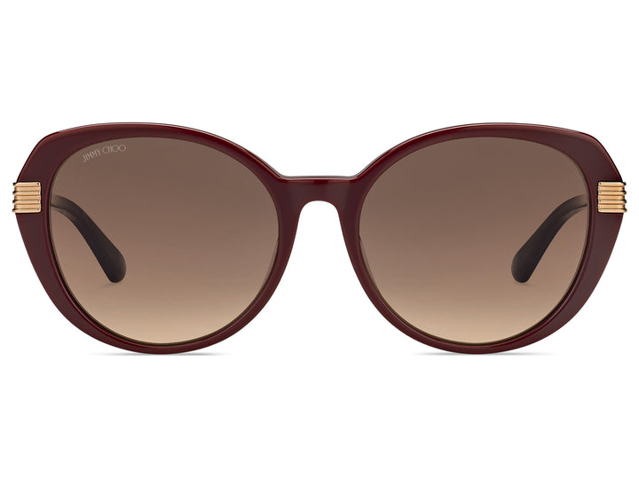 Jimmy Choo  Cat-Eye sunglasses - ORLY/F/S Burgundy