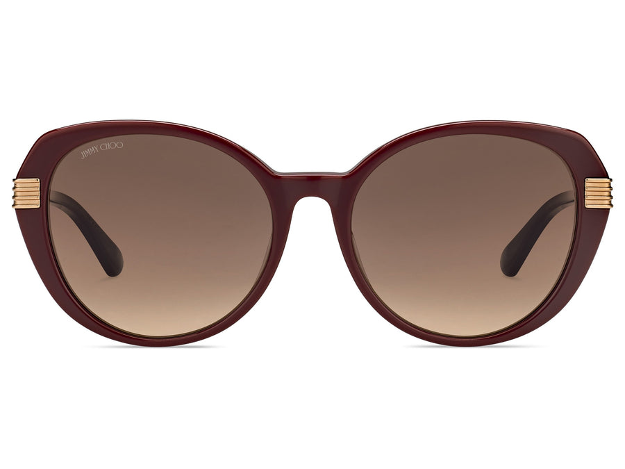 Jimmy Choo  Cat-Eye sunglasses - ORLY/F/S Burgundy