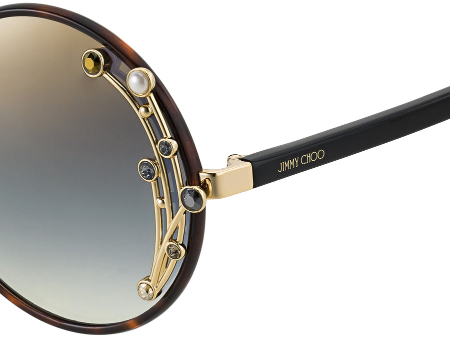 Jimmy Choo  Round sunglasses - GEMA/S Havana