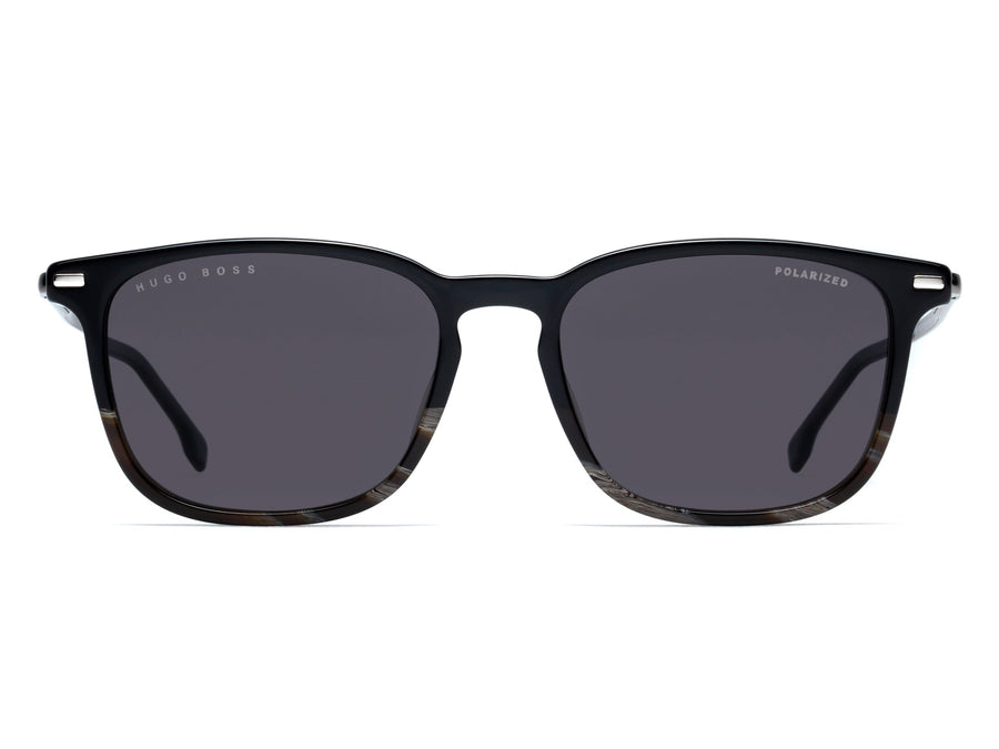 BOSS  Square sunglasses - BOSS 1020/S BLACK GREY HORN