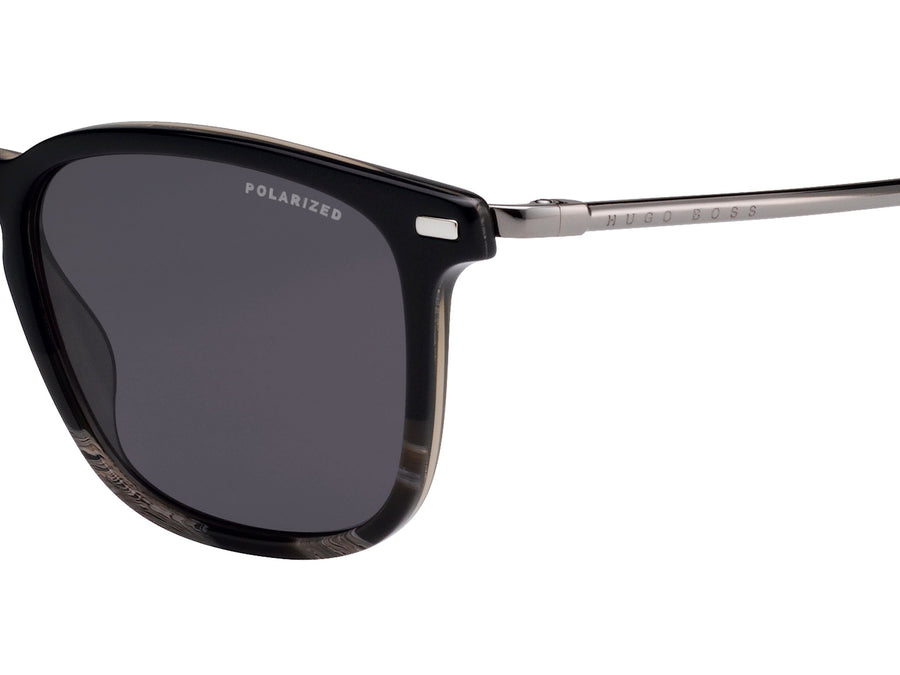 BOSS  Square sunglasses - BOSS 1020/S BLACK GREY HORN