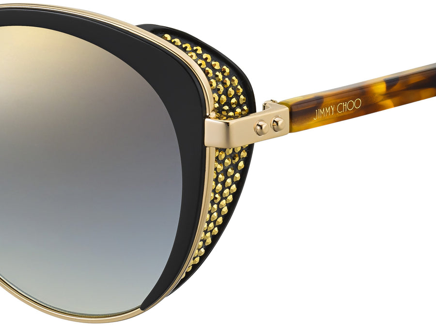 Jimmy Choo  Round sunglasses - GABBY/F/S Black Gold