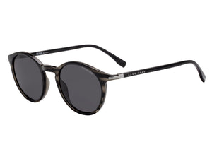 BOSS  Round sunglasses - BOSS 1003/S STRIPED GREY