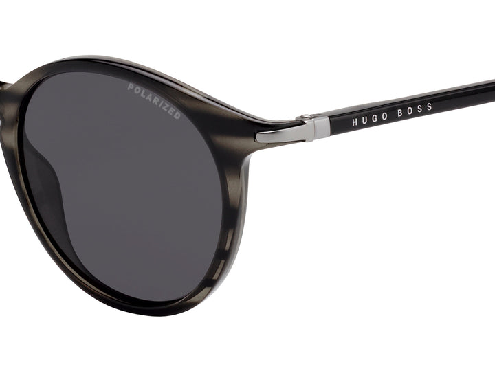 BOSS  Round sunglasses - BOSS 1003/S STRIPED GREY