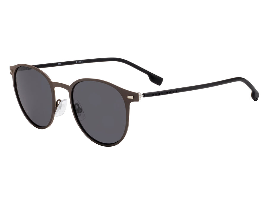 BOSS  Round sunglasses - BOSS 1008/S MATTE BROWN