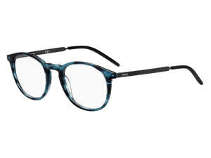 HUGO  Round Frame - HG 1017 Striped Blue