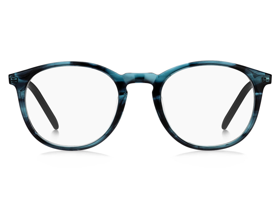 HUGO  Round Frame - HG 1017 Striped Blue