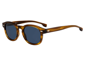 BOSS  Square sunglasses - BOSS 0999/S STRIPED BROWN